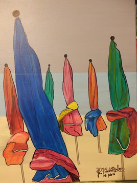 Les parasols de Deauville