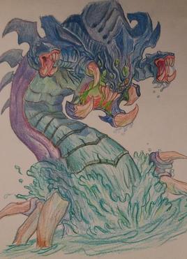 Baron Nashor crayons. 2016