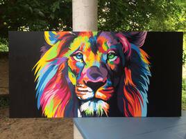 Lion color&eacute;