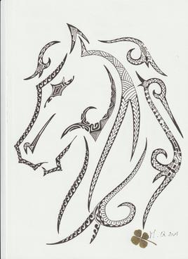 t&ecirc;te de cheval