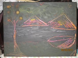 Paysage futuriste.....j'aime l'idée d'un monde différent....