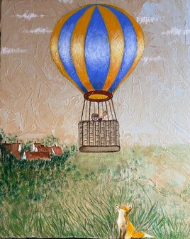 La montgolfière de Laël.