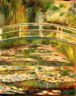 Les Nymphéas d'après Claude Monet