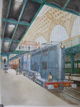 L'arrivée du Sud Express à Paris Orsay