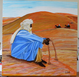 L'homme bleu du d&eacute;sert