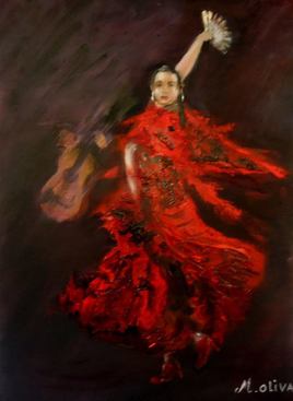 flamenco, danseuse