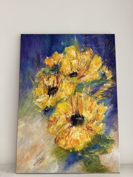 Acrylique sur toile 50 &times; 70 cm