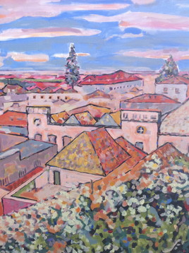 Tavira, vue du château (collection privée)