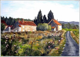 Auvers st Georges (sur le motif )