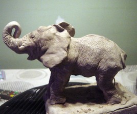 elephant d'argile