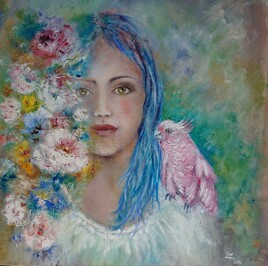 La fille et l'oiseau