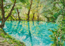 plan d'eau en Ard&egrave;che