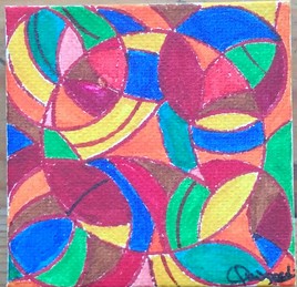 Insectes numéro 4/4 ( Série Fleurs de Ylang, Fruits, Plumes et oiseaux, Insectes).