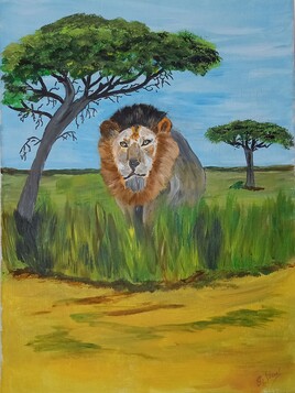 LION DU SERENGETI