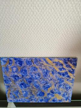 ciel étoilé bleu et or