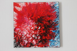 Tableau moderne &agrave; la peinture acrylique pour la d&eacute;coration, peinture d'art contemporain sur toile