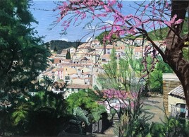 Vue sur Bormes les mimosas