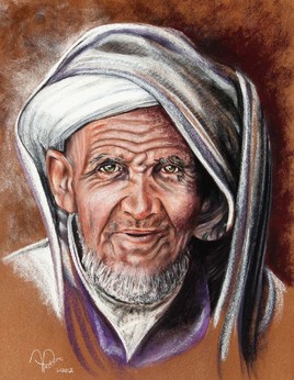 Vieil homme Marocain