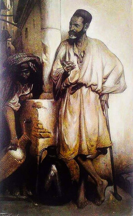 "The Water carrier" Kasbah, Algiers / حامل الماء"  القصبة، الجزائر"