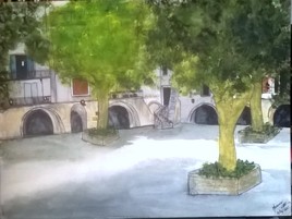 Qu'il fait bon l'&eacute;t&eacute; sous ses platanes &agrave; Sommi&egrave;res