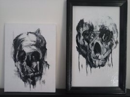 Post-mortem Collection (2 toiles) EFART: Elkechai Fay&ccedil;al ART