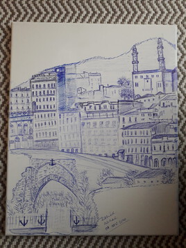 Bejaia vue de porte sarazine &agrave; l'ancienne ville