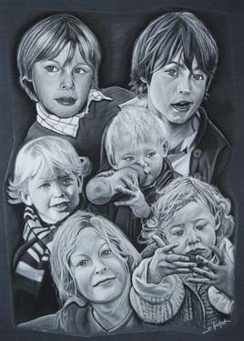 Portrait de 6 enfants