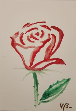 Minimaliste 1 la rose