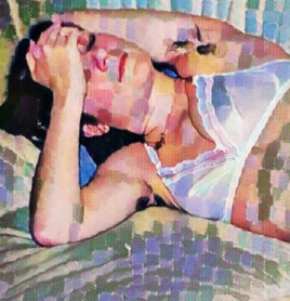 Portrait de jeune mariée