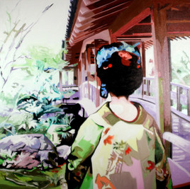 geisha au pont