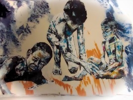 Les enfants de la Na Mou.  200cm / 120cm