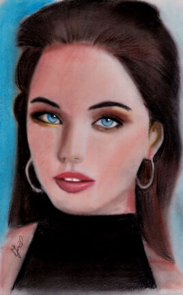 portrait pastel