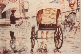 HONG-KONG   ( LA MOUSSON ) WATERCOLOR