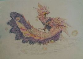 Mizutsune crayon. 2017