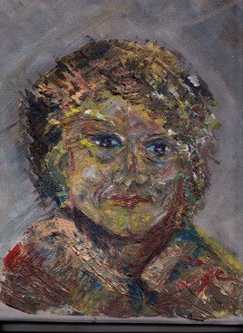 tete sur fond sombre