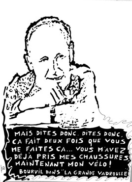 Portrait citation Bourvil