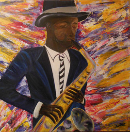 Saxophoniste: Sur un  air de Jazz