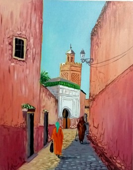 Artiste peintre marocain