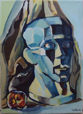 Nature morte, t&ecirc;te