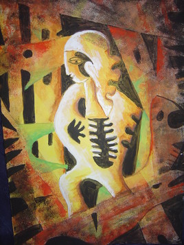 Femme dans la forêt