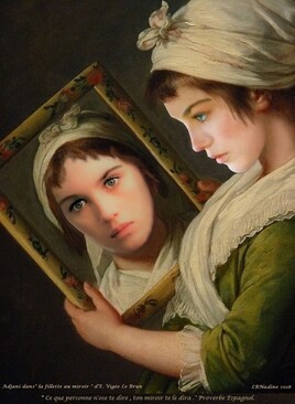 Adjani revisite une peinture d'Elisabeth Vigée Le Brun