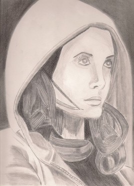 Demoiselle &agrave; capuche