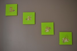 Tableaux personnalis&eacute;s au pr&eacute;nom de votre enfant