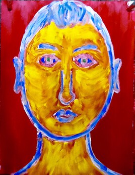 Portrait jaune