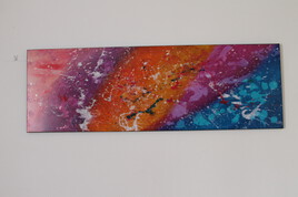 peinture moderne &agrave; la peinture acrylique pour la d&eacute;coration, peinture d'art contemporain sur toile