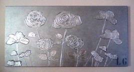 Tableau moderne monochrome "Metallic".