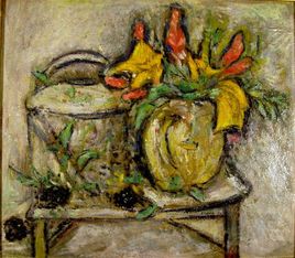 arosoir et vase rond