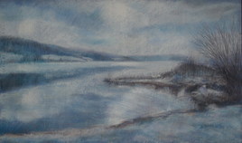 Lac de St-Point en hiver
