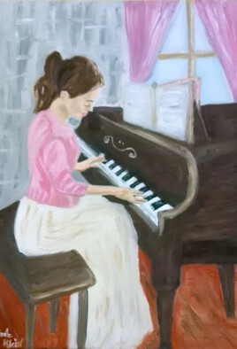La Musique en peinture: La Pianiste!
