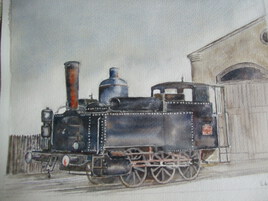 La vieille locomotive